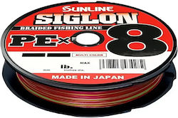 Sunline Siglon Pe×8 300m Buntes Angelschnur – 8-adriges Süß- und Salzwasser 0.6