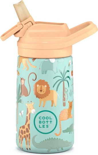 Cool Bottles Детска Бутилка За Вода Неръждаема Стомана Kiddies 350ml