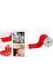 Rot Velours Farbband 10cm x 2,7m – 1 Stück