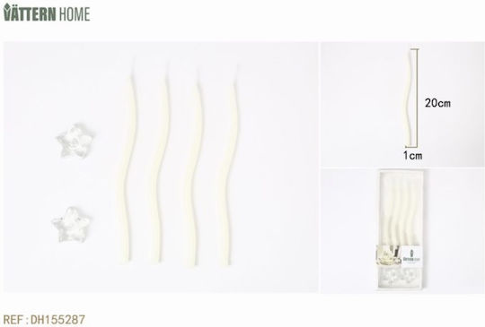 Vattern Home Aromatisches Kerze Kegel mit Parfüm Butter 4 Stücke