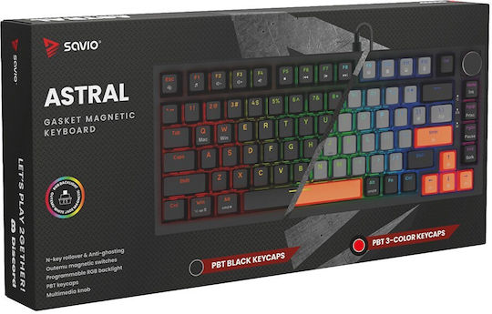 Savio Astral Gaming Keyboard with RGB lighting (English US)