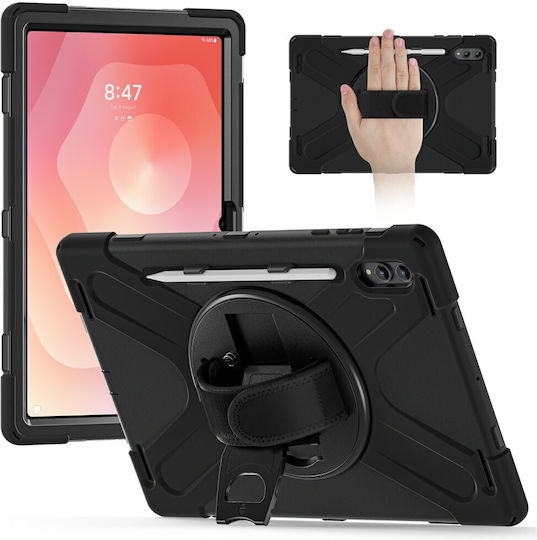 Флип капак Въртящ се Устойчив Черен (Samsung Galaxy Tab S11 Ultra) 040390