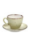 Espiel Terra Cup Coffee Porcelain Green 350ml