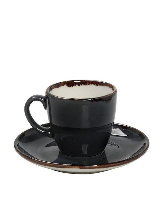 Espiel Terra Cup Coffee Porcelain Gray 90ml