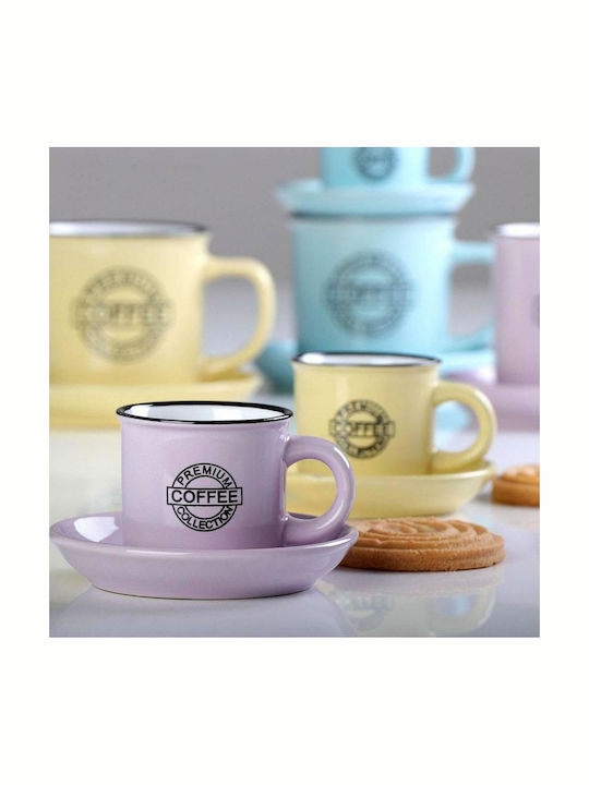 Espiel Coffee Coffee Cup Cappuccino Porcelain Yellow 300ml