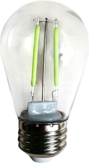 Becuri LED 2W 90mm pentru Soclu E27 Verde 10buc