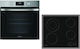 Indesit Over Counter Oven 71lt with Ceramic Hobs W56cm.