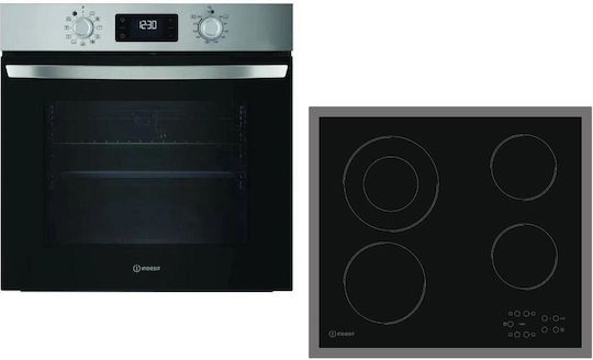 Indesit Over Counter Oven 71lt with Ceramic Hobs W56cm.