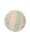 Christmas Ball Polyfoam Pink-Blue Green 12cm Iliadis 90434 Set 6 Pieces Pink Material Polyfoam Iliadis Il_90434