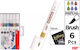Madrid Papel Drawing Markers Set 6pcs