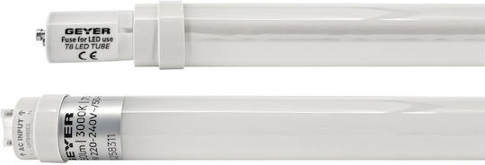 Geyer LED-Lampe 9W Röhrenform für Fassung G13 und Form T8 Warmes Weiß