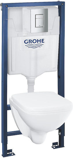 Grohe Solido Εντοιχιζόμενο Πλαστικό Καζανάκι Ορθογώνιο Χαμηλής Πίεσης