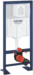 Grohe Εντοιχιζόμενο Πλαστικό Καζανάκι Ορθογώνιο Χαμηλής Πίεσης Γκρι