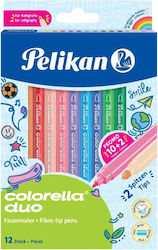 Pelikan Μαρκαδόροι 1mm Σετ 12 χρώματα