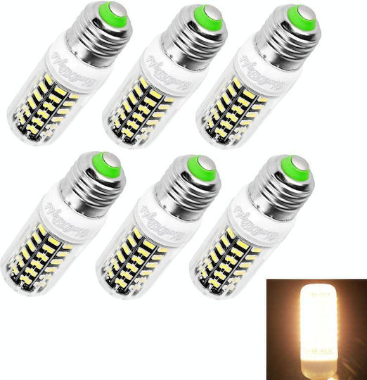 Крушка LED крушки 7W за фасунга E27 Топло бяло 560лм 6бр