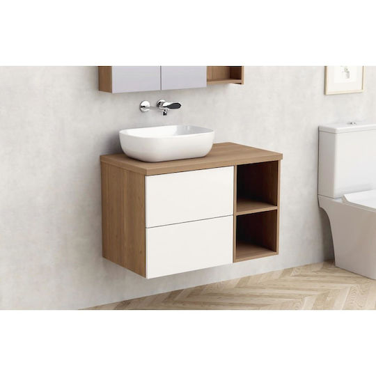Inter Ceramic Шкаф без Мивка Д80xШ46xВ53см Бял