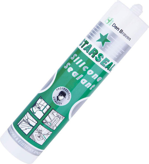 Bostik Den Braven Starseal Γενικης Χρησης Σφραγιστική Σιλικόνη Διάφανη 260ml