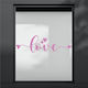 Schaufenster- und Wandsticker Valentinstag Love 120x35cm