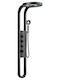 Inter Ceramic Hydro-Massage-Säule 155.5cm Schwarz
