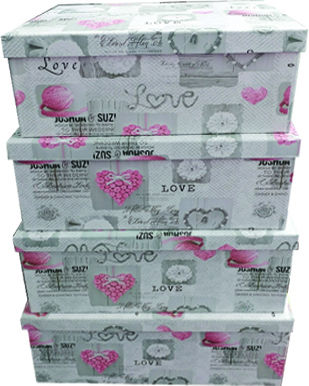 AGC Papier Aufbewahrungsbox mit Deckel 11x6x6cm 10Stück