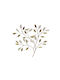 InTheBox Wall Decor Olive Gold Metallic 82x3x82cm