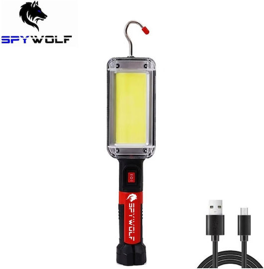 Spywolf Μπαλαντέζα Φωτισμού Συνεργείου Επαναφορτιζόμενος LED με Φωτεινότητα έως 6000lm