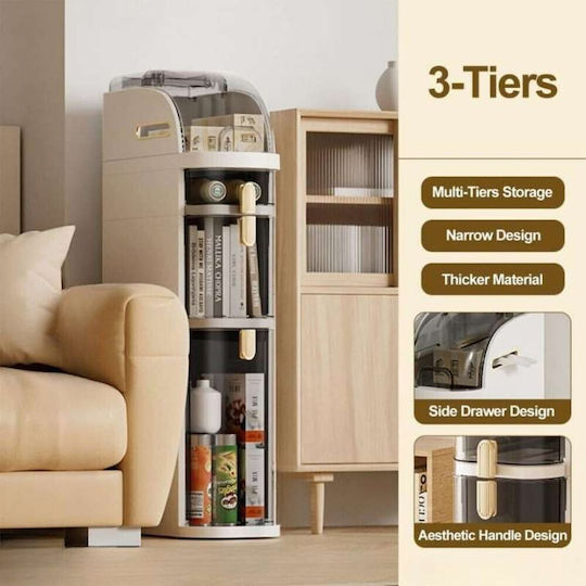 Floor Cabinet Shelf Space-Saving Organizer Floor Cabinet Shelf Space-Saving Organizer