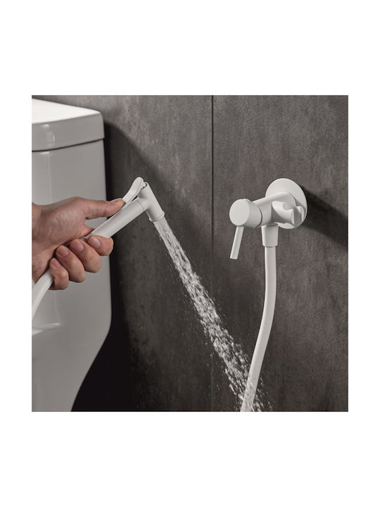 Inter Ceramic Wandmontage Wasserhahn Bidet Silber