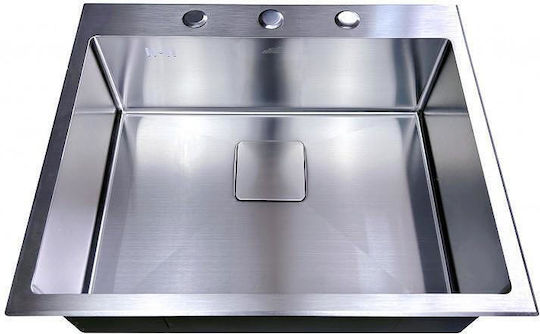 Inter Ceramic 6052 Undermount Inox M60xW50cm Gray Inter Ceramic 6052 Undermount Inox M60xW50cm Gray