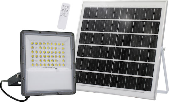 Adeleq Watertight Solar LED Flood Light 150W Natural White 4000K with Motion Sensor IP65