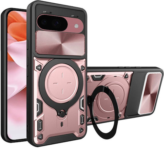 Techsuit Camguard Umschlag Rückseite Gold (Google Pixel 9 / 9 Pro)