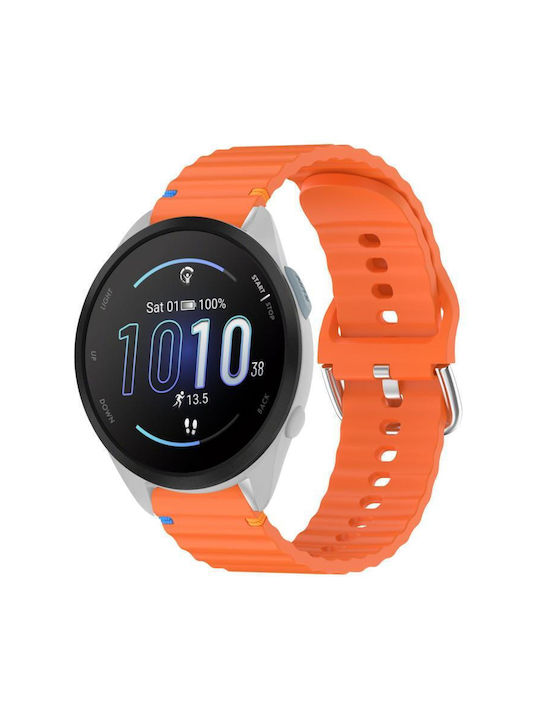 Λουράκι Σιλικόνης Πορτοκαλί (Garmin Vivoactive 5)