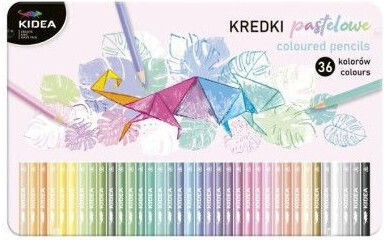 Set 36 Beautiful Pencils Children Kidea Multicolored