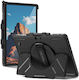 Dexnor Flip Cover Περιστρεφόμενη Ανθεκτική Μαύρη (Microsoft Surface Pro 11, 10, 9)