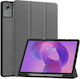 Klappdeckel Robust mit Tastatur Gray (Lenovo Idea Tab Plus 12,1)