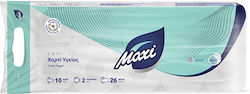 Maxi Тоалетна Хартия 2 Пластове 10 Опаковки (72гр/Ролка)