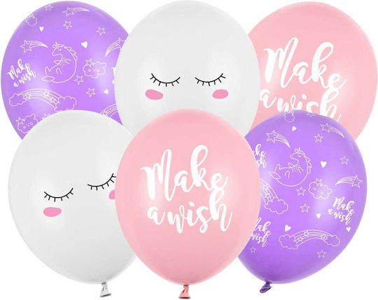 Μπαλόνια Latex 30εκ Unicorn Διάφορα Σχέδια Συσκ 6 Τμχ
