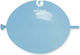 12 Inch Baby Blue Balloons Link-o-loons With LE...