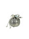 Marhome Tabletop Lucky Charm Pomegranate Silver Ceramic 6.5x6.5cm 1pcs