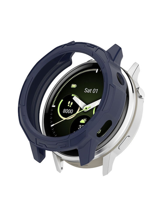 Силиконов Калъф в Син цвят за Garmin Venu 4 45мм Силиконов Калъф в Син цвят за Garmin Venu 4 45мм