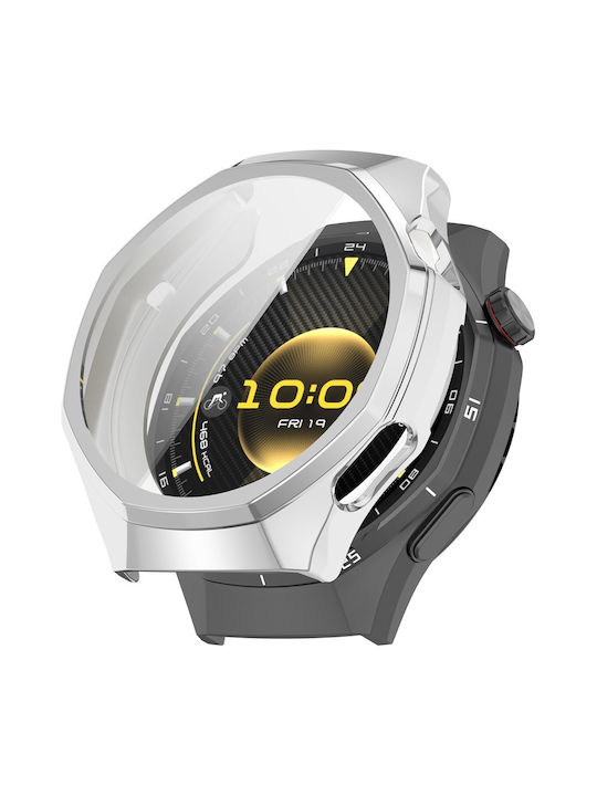 Carcasă de Silicon în culoarea Argintiu pentru Huawei Watch GT 6 Pro 46 mm
