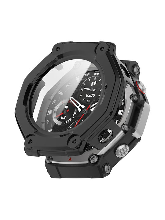 Carcasă de Plastic în culoarea Negru pentru Amazfit T-Rex 3