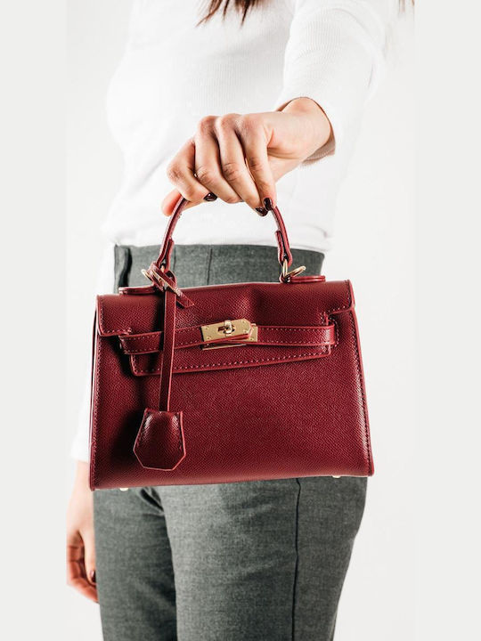 Women's Bag Handbag Burgundy