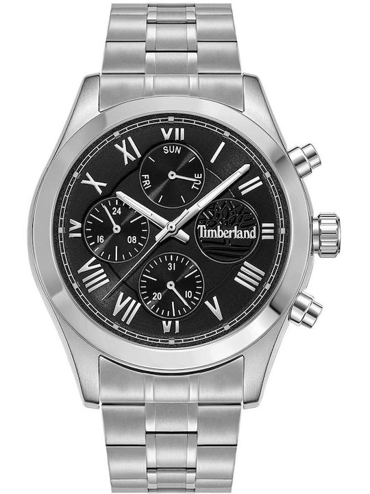 Timberland Timberland Men's Watch 44mm Battery with Silver Metal Bracelet