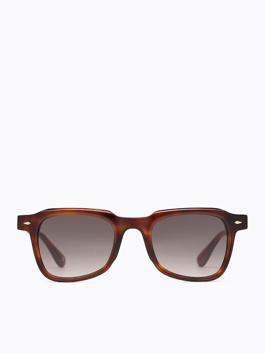 Carolina Lemke Unisex Γυαλιά Ηλίου με Καφέ Ταρταρούγα Κοκκάλινο Σκελετό και Καφέ Ντεγκραντέ Φακό 501108