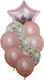 Set 9 Baloane Latex Roz