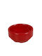 Espiel Dip-Schüssel Rund aus Melamin Rot mit Durchmesser 6cm