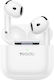 Yesido TWS31S Earbud Bluetooth Handsfree Ακουστικά με Θήκη Φόρτισης Λευκά