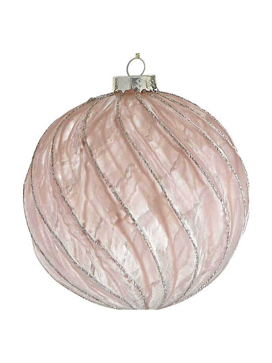 Hanging Ball Ornament Ornament Glass Pink 10cm