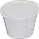 Sauce Cup 120ml Embedded Lid 100pcs